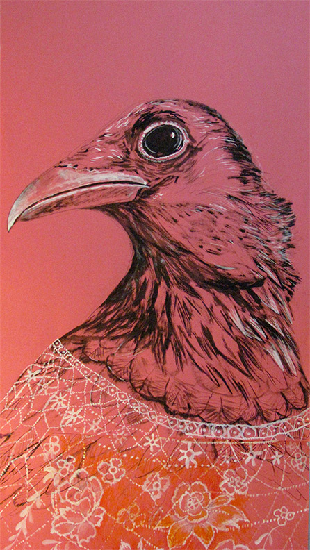 Liz Downing drawing, Bird
